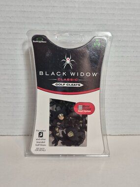 Black Widow Classic Golf Cleats Small Metal Fast Twist Softspikes 9A4P1R-WM NEW